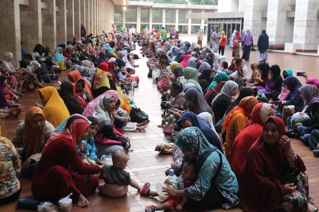 Buka Puasa Bersama di Masjid Istiqlal Jakarta. (Foto: asm/ngopibareng.id)