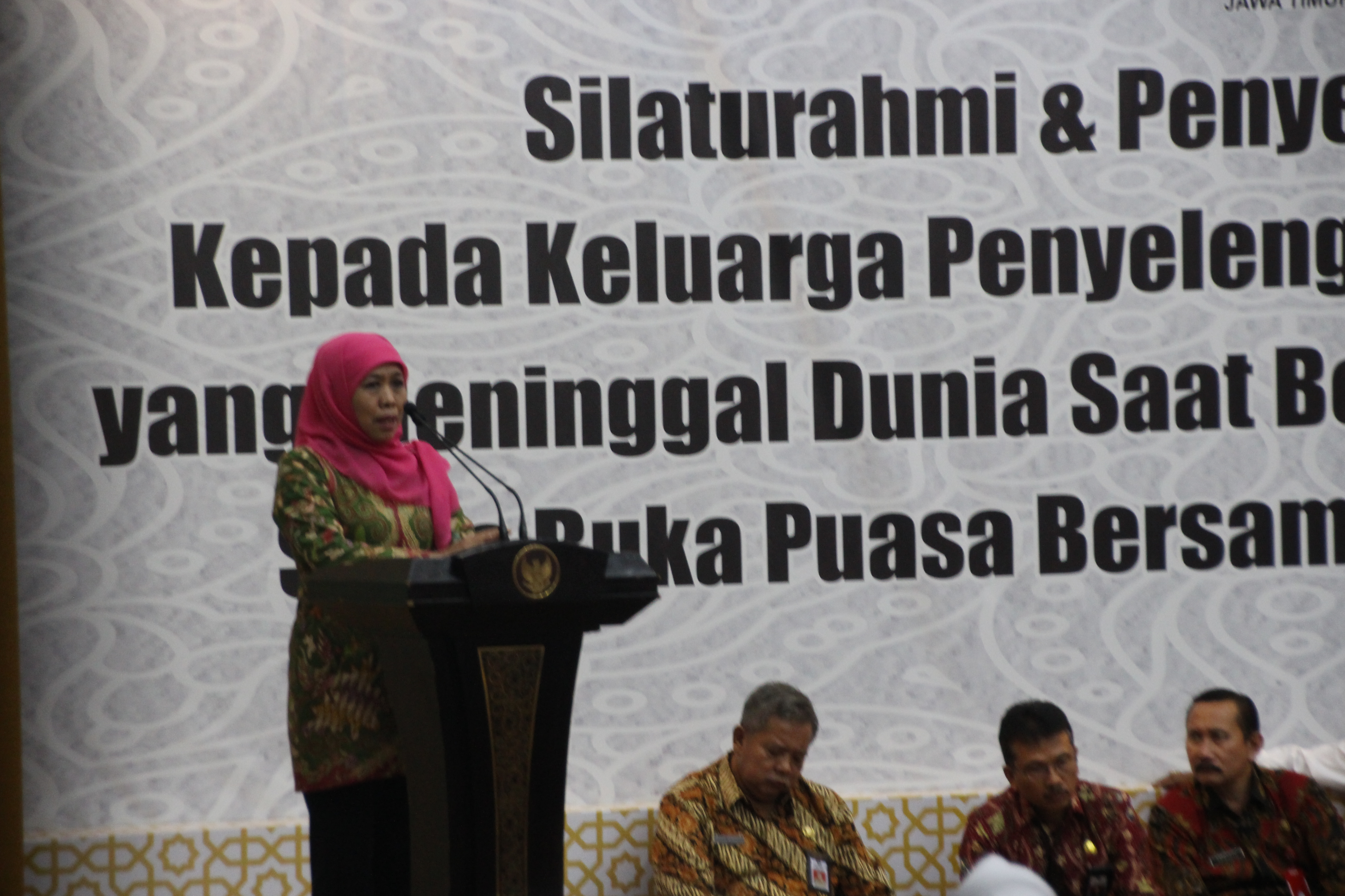 Gubernur Jatim Khofifah Indar Parawansa. (Foto: Faiq/ngopibareng)