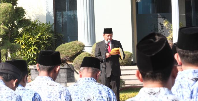 Peringatan Hari kebangkitan Nasional Kabupaten Pasuruan tahun ini bertema "Bangkit Untuk Bersatu".