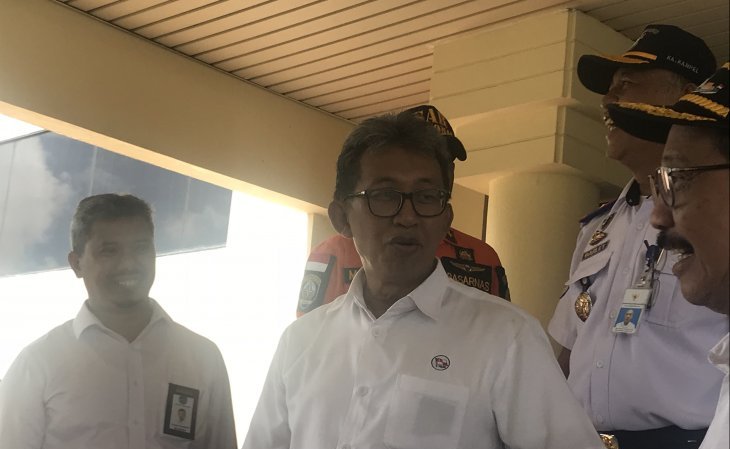 Direktur Usaha Angkutan Kapal dan Tol Laut Pelni Harry Boediarto (Foto: Antara/ Juwita Trisna Rahayu)