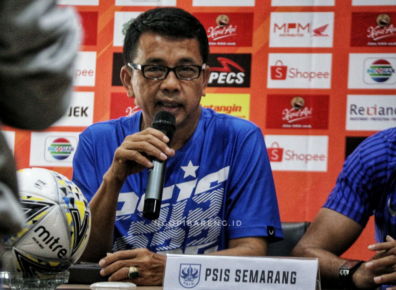 Pelatih PSIS Semarang, Jafri Sastra. (foto: Haris/ngopibareng.id)