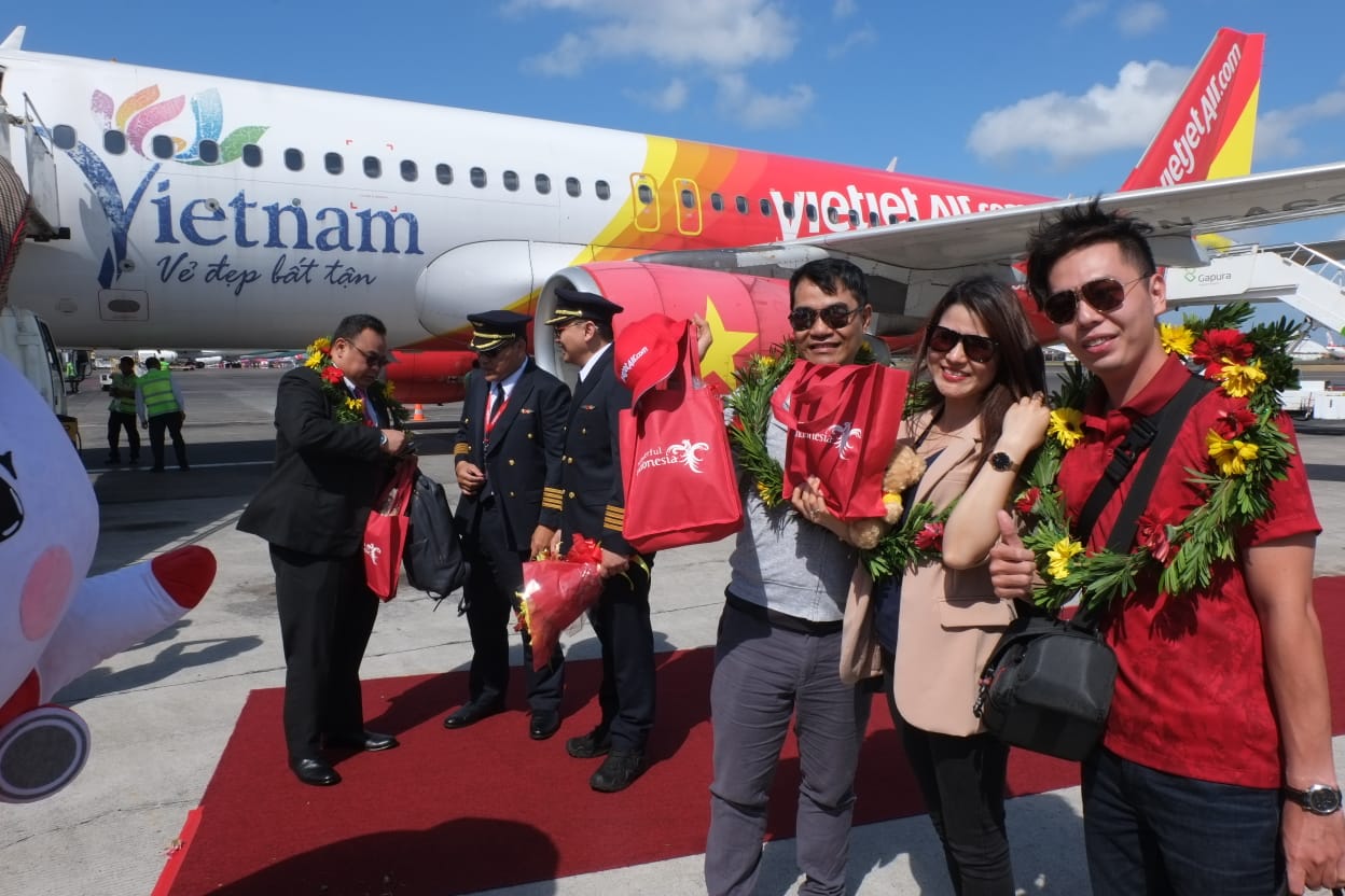 Vietnam welcome in Bali. (Foto:Ist/Agus Nadeas)