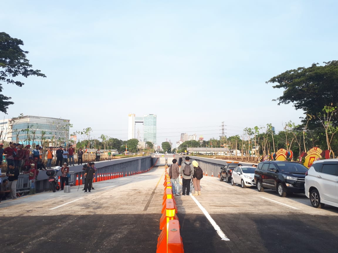 Underpass Mayjend Sungkono diresmikan, Jumat 31 Mei 2019. (Foto: Alief/Ngopibareng.id)