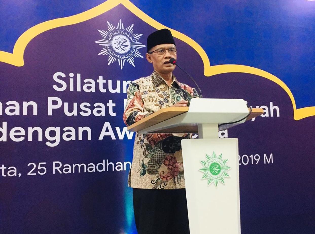 Ketua Umum PP Muhammadiyah, Haedar Nashir. (Foto: md for ngopibareng.id)