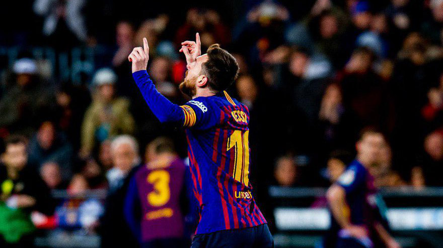 Lionel Messi menjadi striker paling tajam di Liga Champions 2018-2019. (Foto: Twitter/@FCBarcelona)