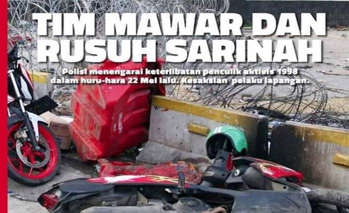Banner cover Majalah Tempo edisi 10 Juni 2019. (Ngobar)