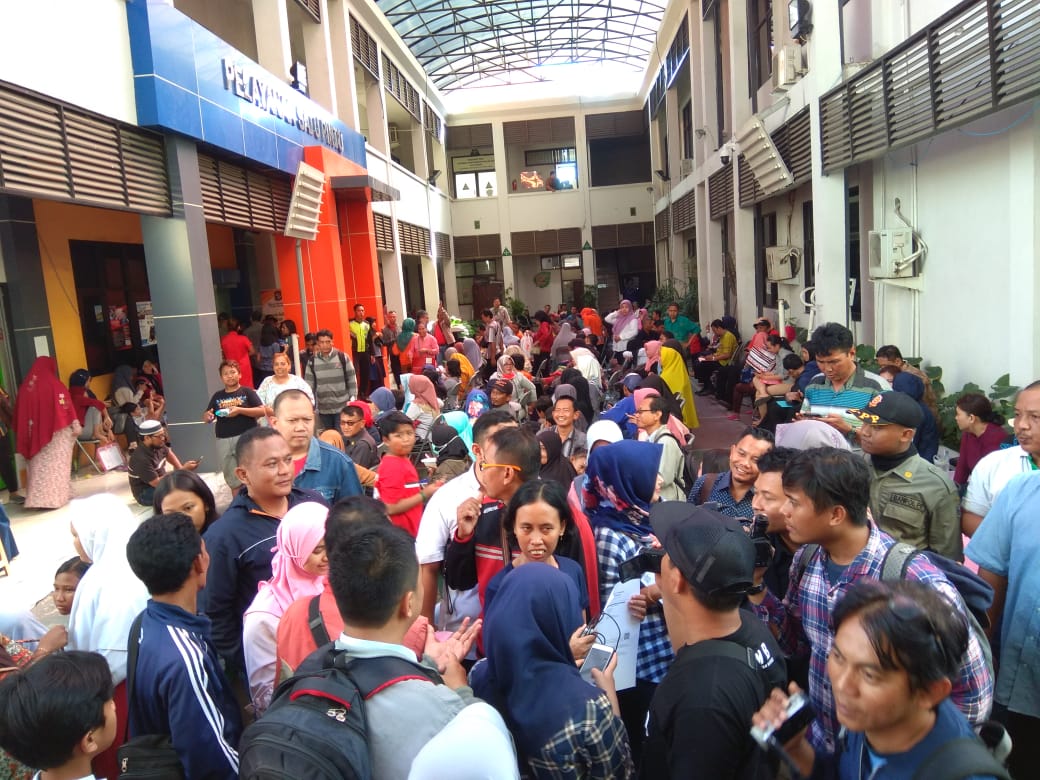 Suasana Dispendik Surabaya, Selasa 18 Juni 2019. (Foto: Alief/ngopibareng.id)