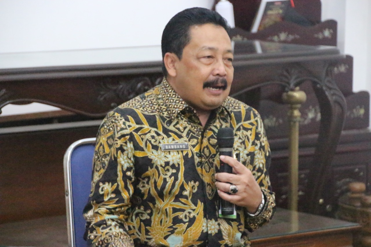 Kepala LPMP Jatim, Bambang Agus Susetyo saat berada di Grahadi, Surabaya. (Foto: Faiq/ngopibareng.id)