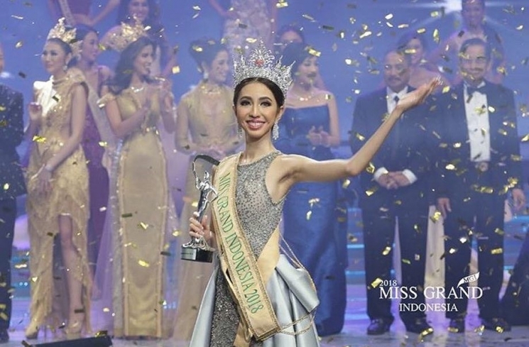Miss Grand Indonesia 2018 Nadia Purwoko.
