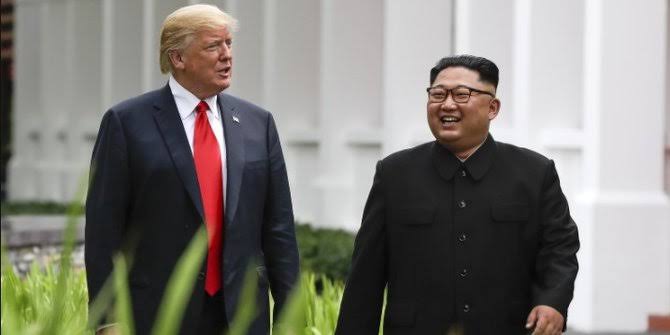 Presiden AS Donald Trump dan Presiden Korut Kim Jong Un. (Foto: Antara/Reuters)