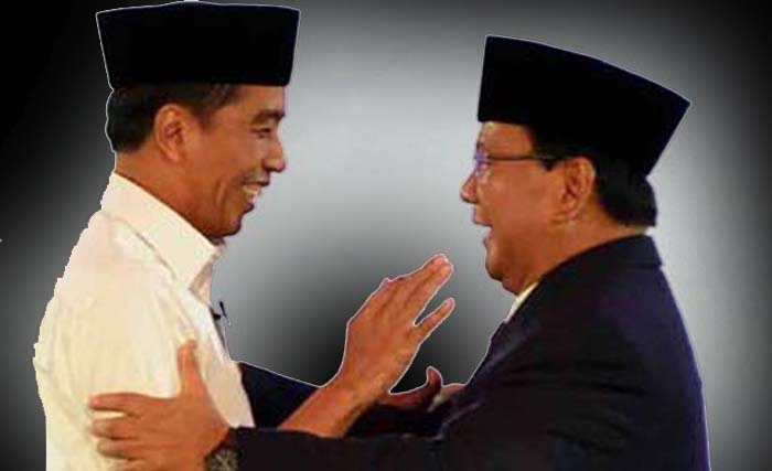 Ilustrasi Jokowi dan Prabowo. (Ngobar)