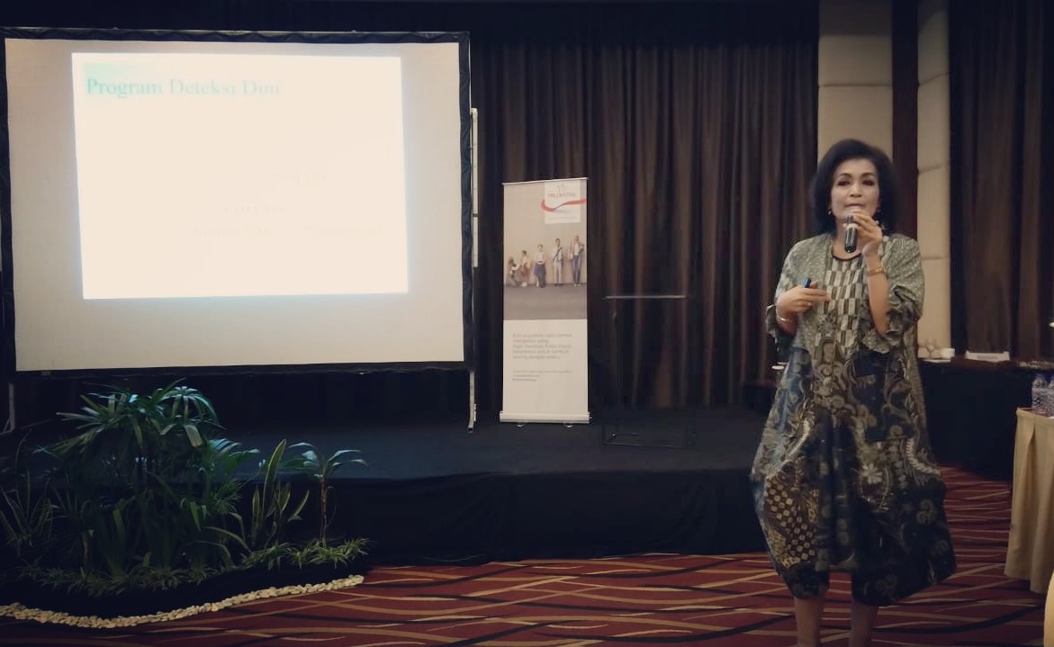 dr. Ulita Purwanti Pasaribu, Sp. Rad (K) Onk. Rad spesialis radiasi dari AHCC yang menjadi pembicara dalam seminar mengenai breast cancer. Selasa, 25 Juni 2019. ( Foto: Istimewa) 