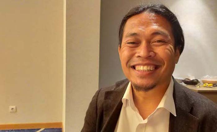Taufik Hidayat atau Taufik Monyong, Ketua DKJT 2014-2019. (Foto:m. anis)