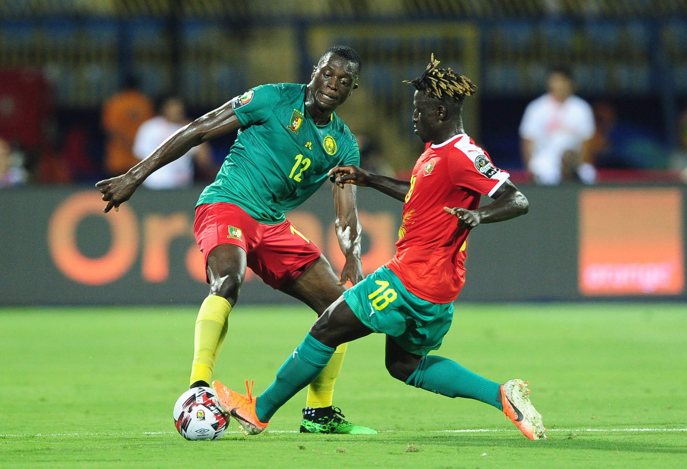 Kamerun versus Guinea Bissau. (Foto: Twitter/@CAF_Online)