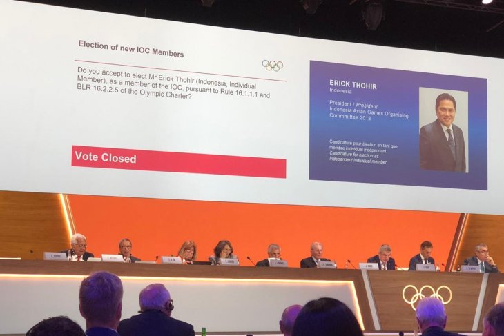 Suasana sidang IOC yang memilih anggota baru pada sidang IOC ke-134, yang berlangsung di Laussane, Swiss, 24-26 Juni (istimewa)