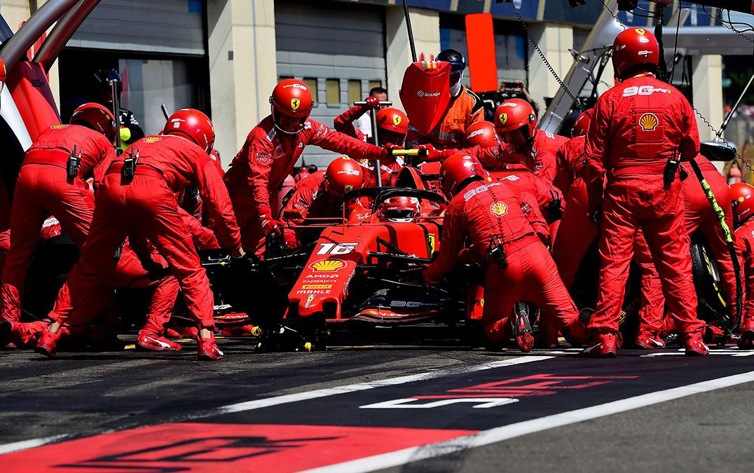 Ferrari bertekad menghentikan dominasi Mercedes di Red Bull Ring, Spielberg, pada balapan F1 GP Austria. (Foto: Twitter/@.  