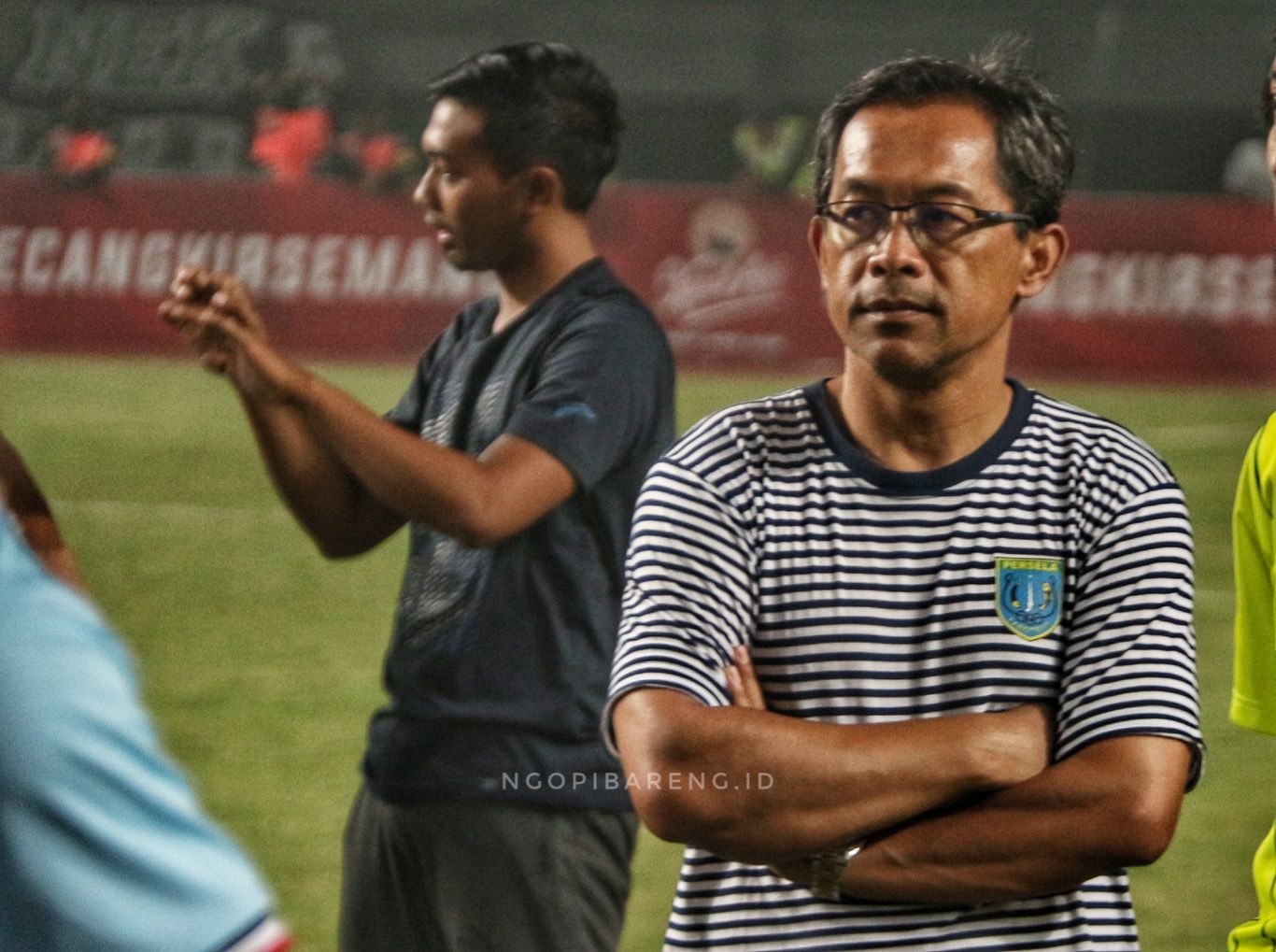 Aji Santoso mundur dari pelatih Persela. (foto: Haris/ngopibareng.id)