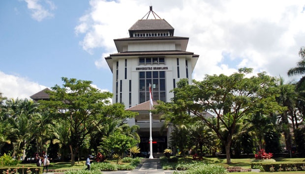 Gedung rektorat Universitas Brawijaya (Theo/Ngopibareng.id)