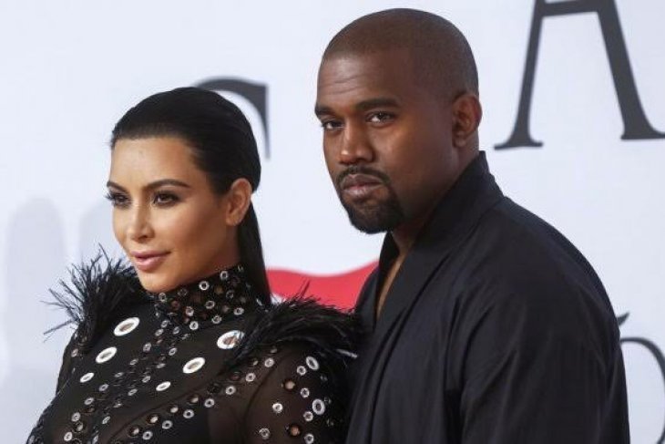 Kim Kardashian dan Kanye West. (Foto: Reuters/Antara)