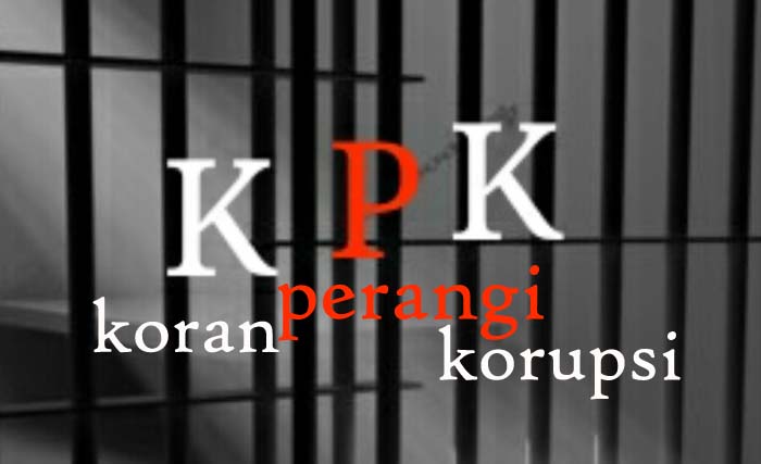 Ilustrasi KPK, Koran Perangi Korupsi. (ngobar)