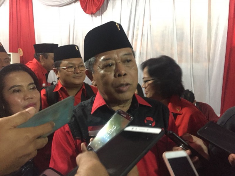 Ketua DPD PDIP Jatim, Kusnadi. (Foto: Farid/ngopibareng.id) 