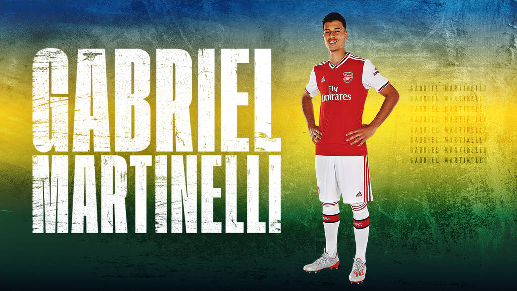 Pemain baru Arsenal, Gabriel Martinelli. (Foto: Twitter/@Arsenal)