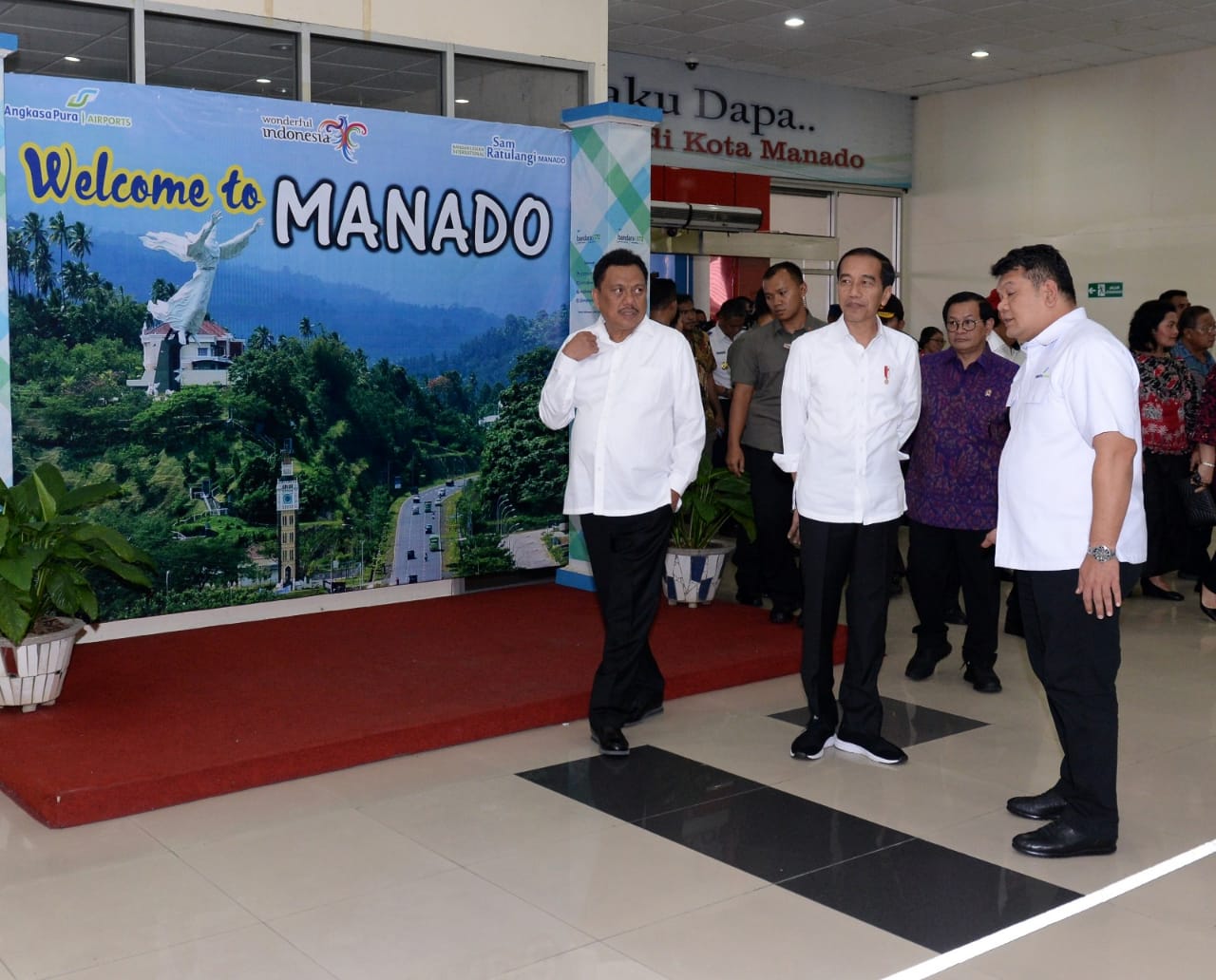 Presiden Joko Widodo di Bandara Sam Ratulangi Manado, Kamis 4 Juni 2019. (Foto: Biro Pers Setpers)