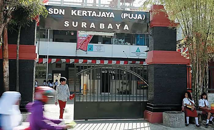 SDN Kertajaya, Surabaya. (Ngobar)