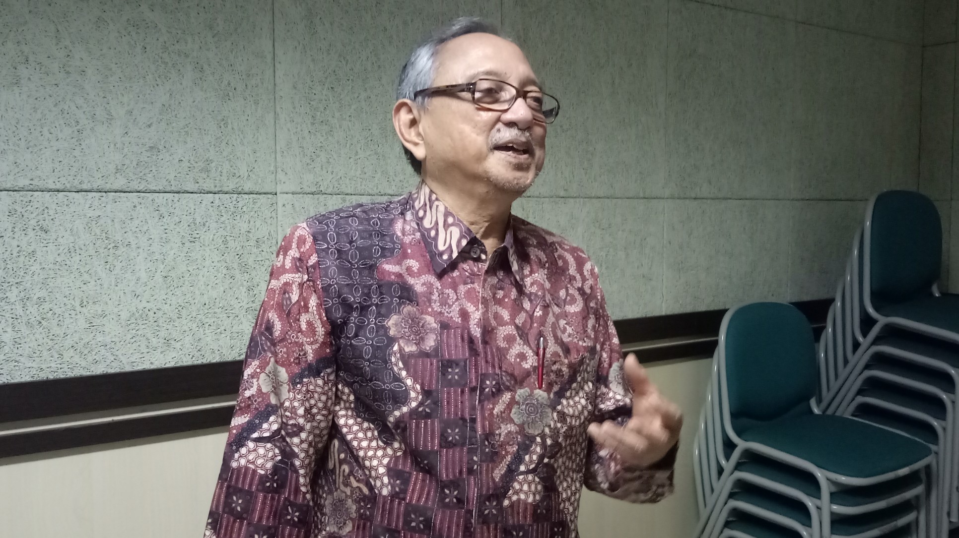 Ketua Pusat Pengembangan Paliatif dan Bebas Nyeri RSUD Dr. Soetomo Surabaya, dr Urip Murtedjo SpB PGD PalMedECU. (Foto: Pita/ngopibareng.id)