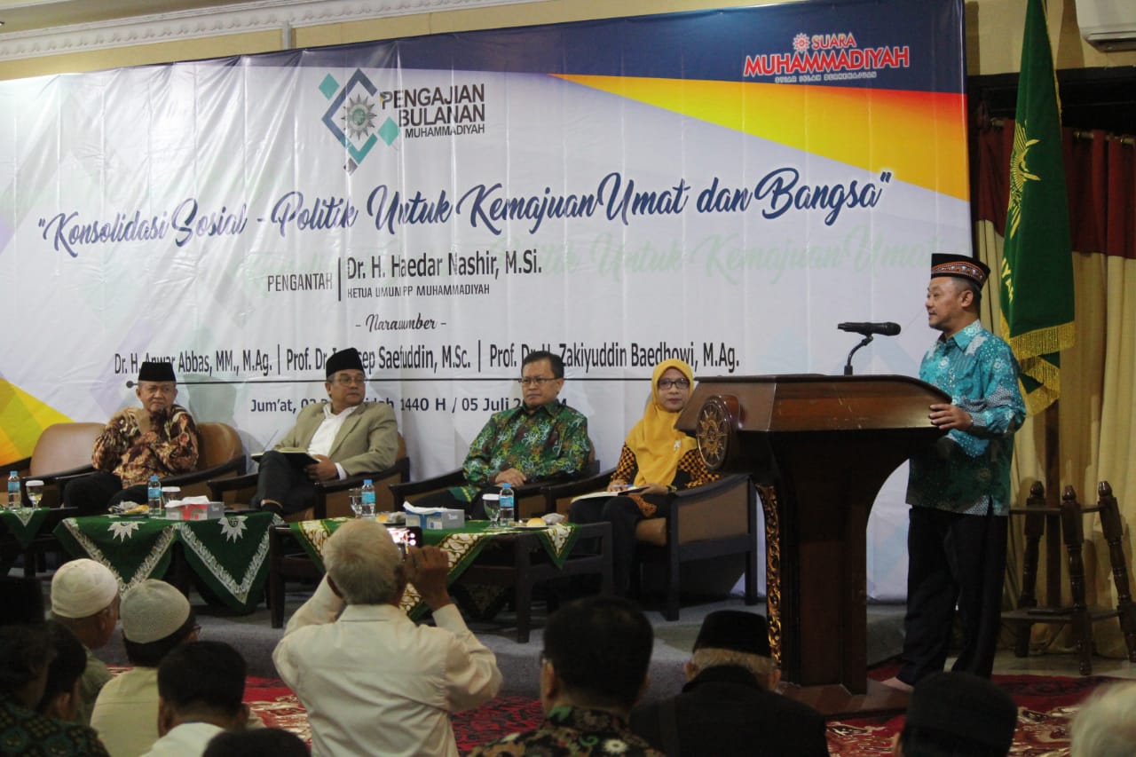 Sekretaris Umum PP Muhammadiyah Abdul Mu’ti di PP Muhammadiyah, Jakarta. (Foto: md for ngopibareng.id)