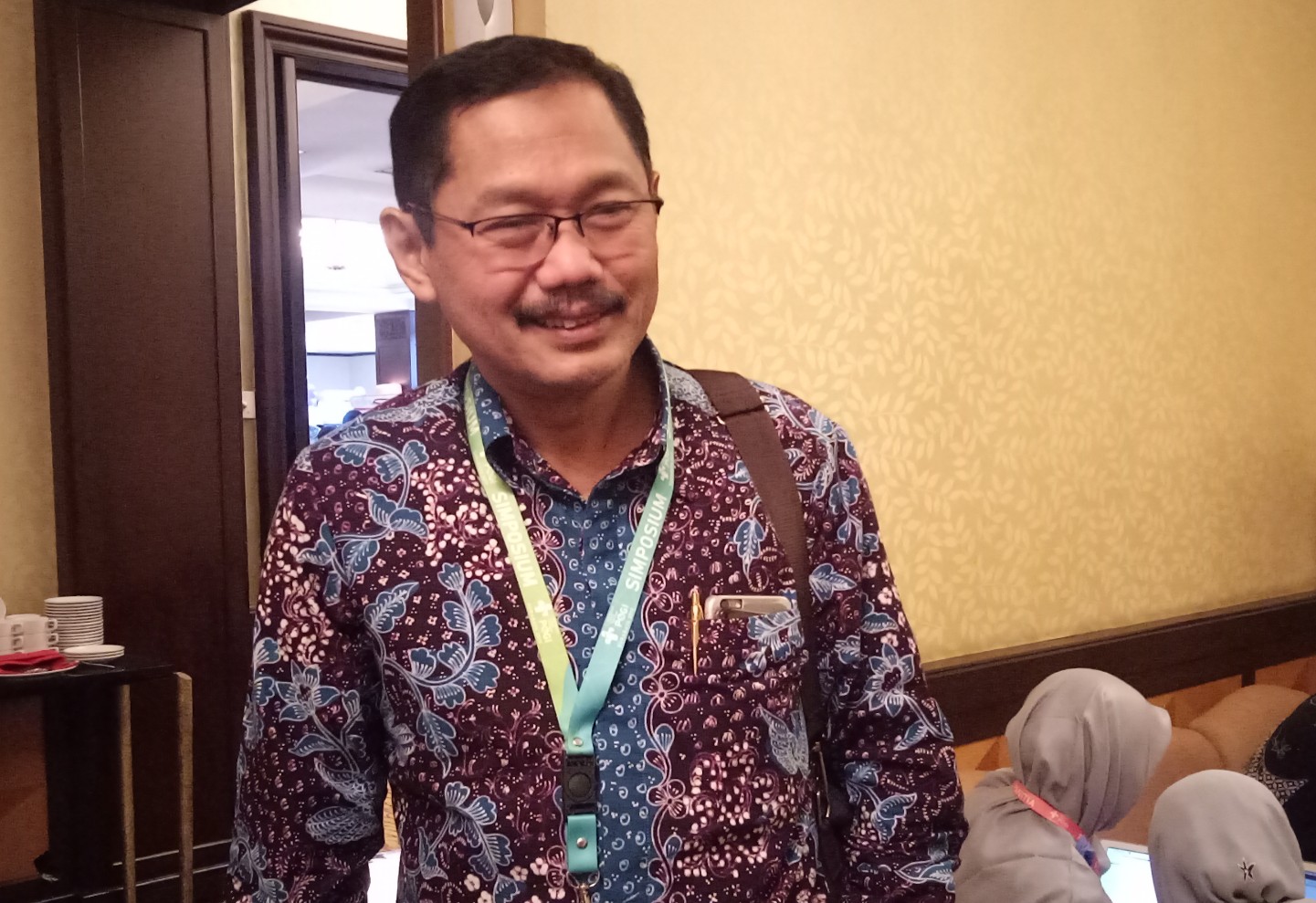 Prof. Dr.dr. Budi Santoso, SpOG (K)  dalam acara pertemuan Tahunan POGI 2019. Selasa, 9 Juli 2019. (Foto: Pita/ngopibareng.id)