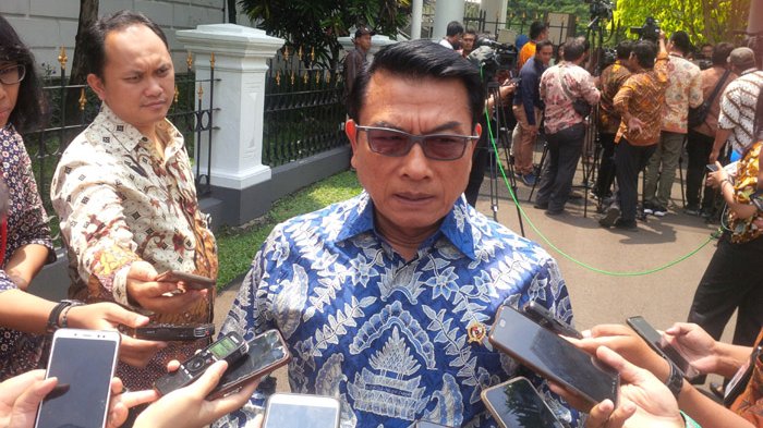Kepala Staf Kepresidenan Moeldoko di Istana Bogor. (Foto: antara)