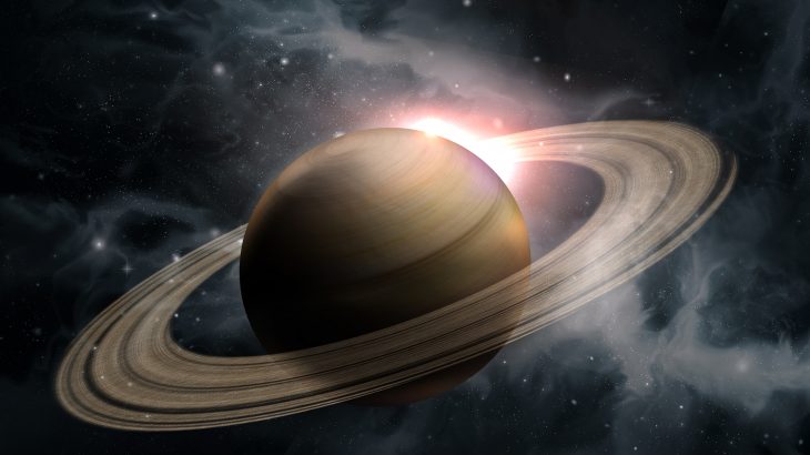Planet Saturnus mendekat bumi.