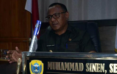 Wakil Wali Kota Tidore Kepulauan yang juga Ketua DPD PDI Perjuangan Maluku Utara, Muhammad Sinen. (Foto: kcm)