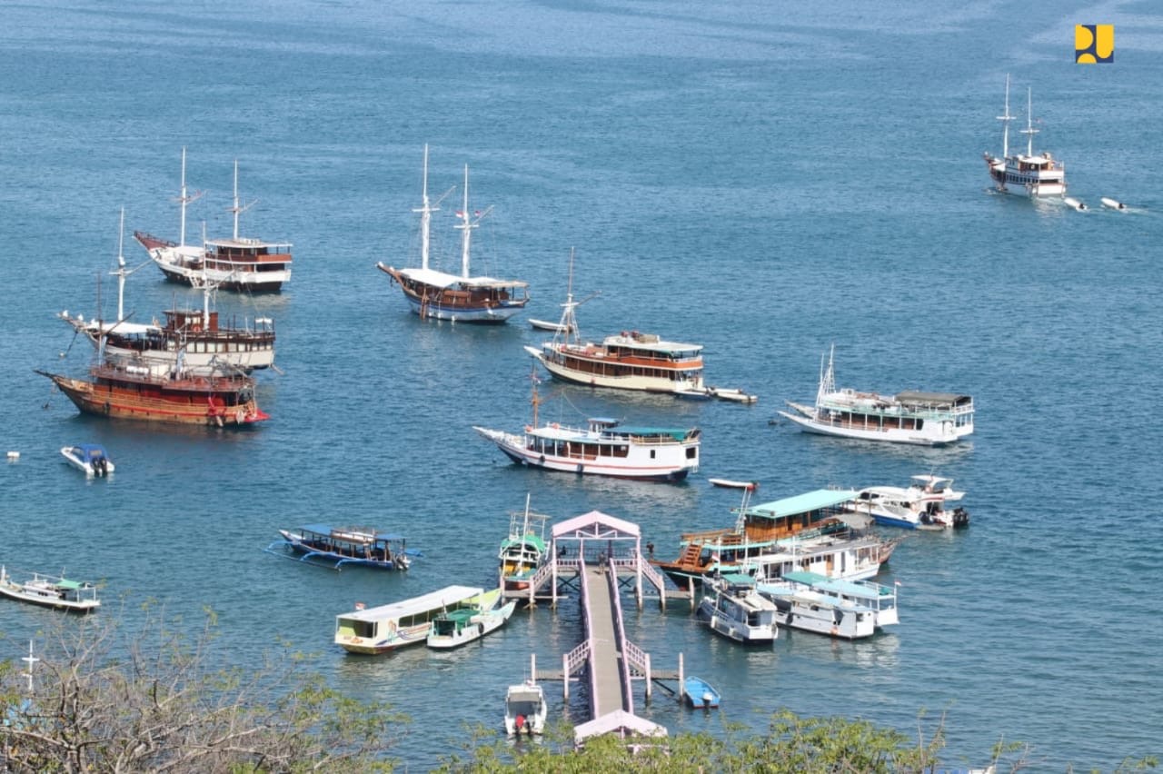 Kawasan Wisata Labuan Bajo yang terus ditata menjadi destinasi wisata premium. (Dok PUPR)