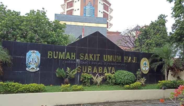 Rumah Sakit Haji Surabaya. (Foto: Alief/ngopibareng.id)