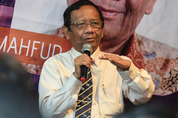 Ketua Gerakan Suluh Kebangsaan Mahfud MD. (Foto: dok/ngopibareng.id)