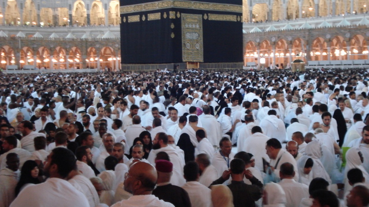 Para calon haji saat berada di Mekkah. (Foto: dok/antara)
