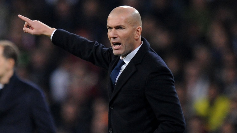 Pelatih Real Madrid, Zinedine Zidane. (Foto: Skysport)
