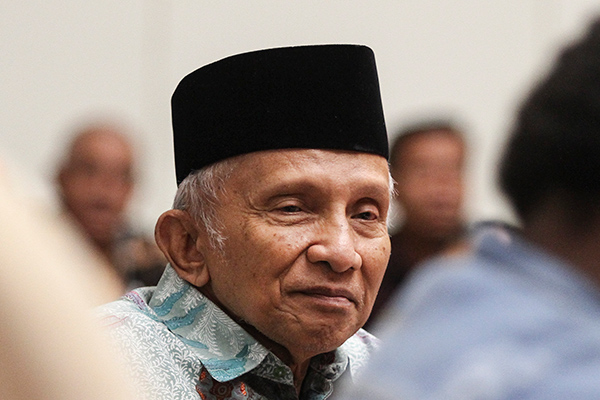 Ketua Dewan Kehormatan PAN Amien Rais. (Foto: Dok/Antara)