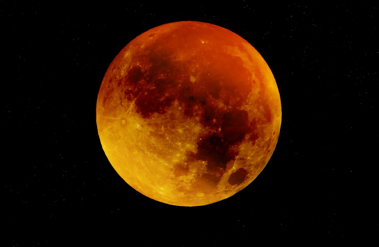 Ilustrasi gerhana bulan. (Foto: istimewa)