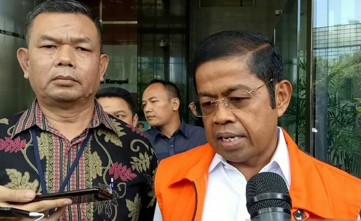 Terdakwa perkara korupsi proyek PLTU Riau-1 Idrus Marham. (Foto: Antara/Benardy Ferdiansyah)