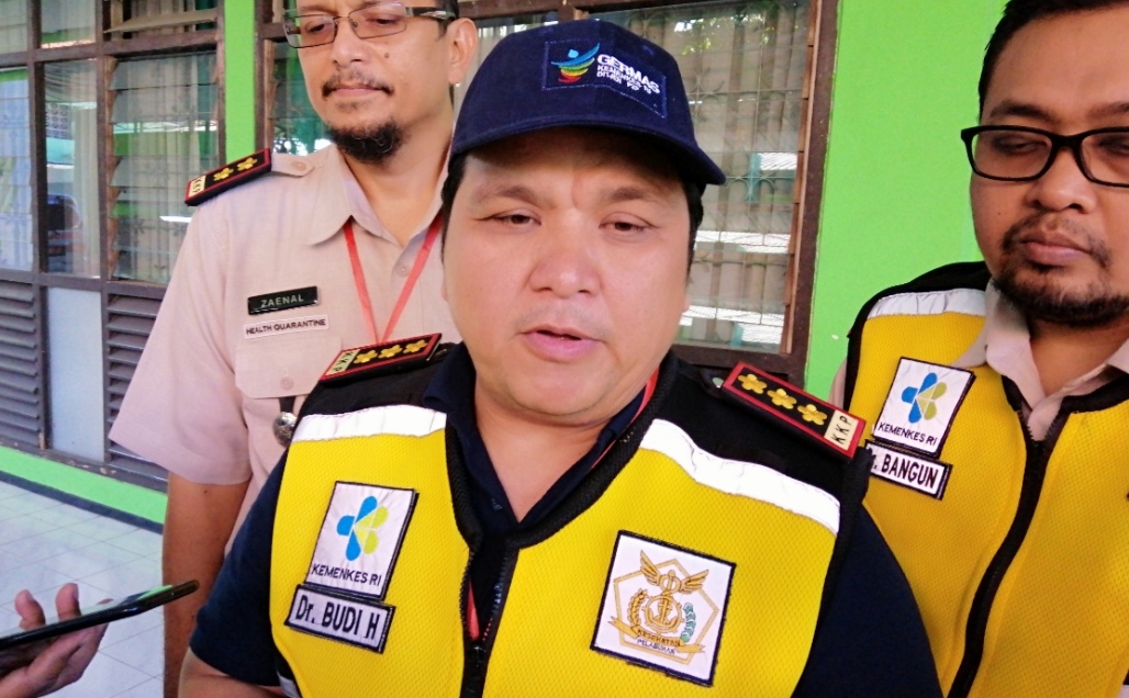 Kabid Kesehatan PPIH Embarkasi Surabaya, dr Budi Hidayat. (Foto: Farid/ngopibareng.id) 