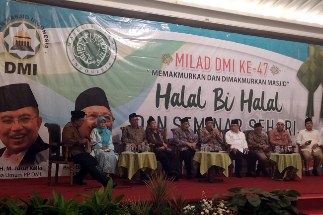 Harlah ke-47 Dewan Masjid Indonesia (DMI) di Hotel Grand Sahid Jaya Jakarta. (Foto: is/ngopibareng.id(