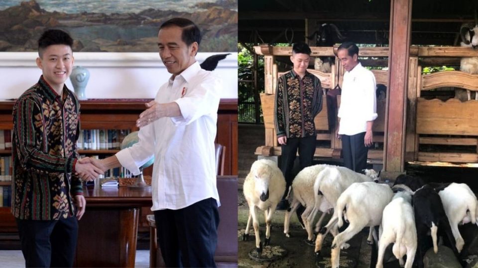 Rapper Rich Brian pernah diundang Presiden Jokowi di ruang kerja presiden di Istana kepresidenan Bogor, Jawa Barat, Minggu 7 Juli 2019. (Foto: Biro Setpres)