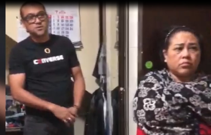 Nunung dan suaminya July Jan Sambiran ditangkap polisi di rumahnya, Jumat, 19 Juli 2019. (Foto: Istimewa)