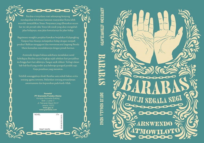 Cover Novel Barabas Diuji Segala Sisi, karya terakhir mendiang Arswendo Atmowiloto. (Foto: Istimewa)