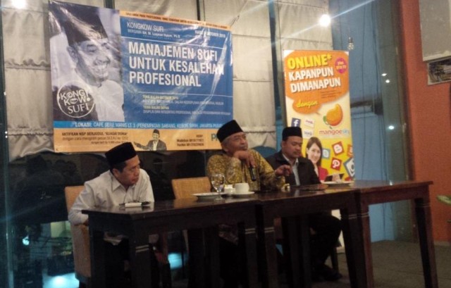 Pakar tasawuf KH Luqman Hakim di Jakarta. (Foto: ist/ngopibareng.id)