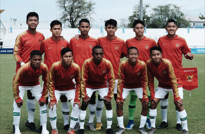 Ketangguhan Timnas Indonesia U-15 akan dijajal oleh Timor Leste di pertandingan ketiga Grup A Piala AFF u-15 2019. (Foto: Twitter/@PSSI)