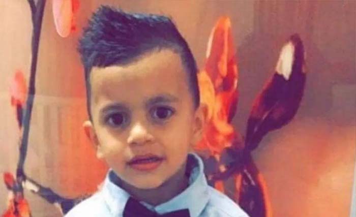 Muhammad Rabi' Elayyan, yang berusia 4 tahun, kemarin diinterogasi polisi Israel. (Foto:Wafa)